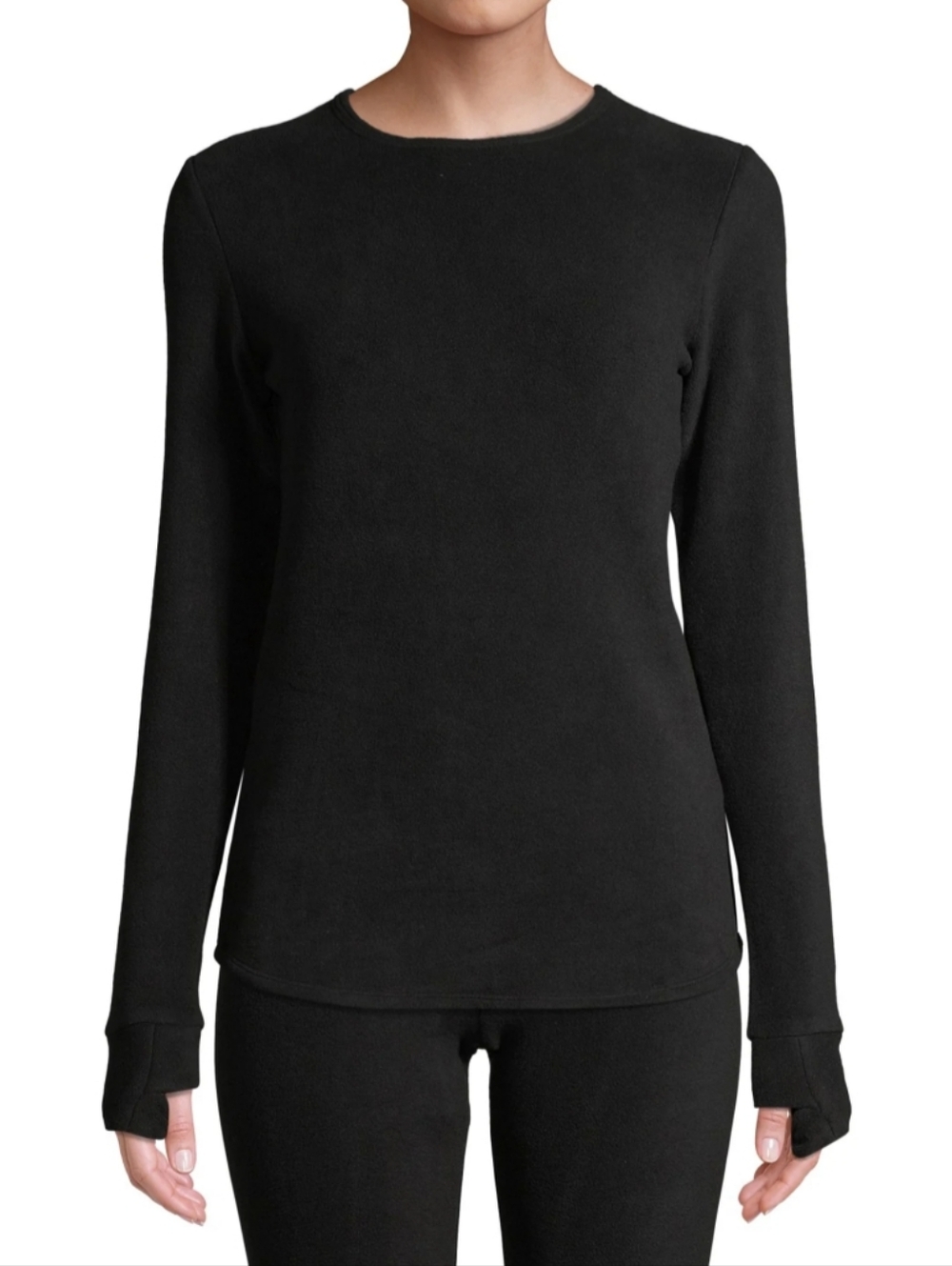 ClimateRight by Cuddl Duds Women's Size XS (2-4) Warm Stretch Fleece Long Sleeve